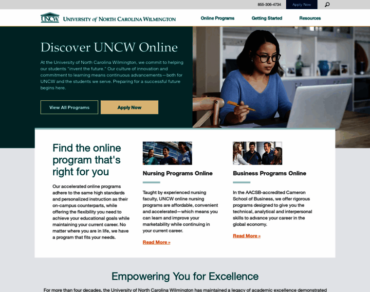 Onlinedegree.uncw.edu thumbnail