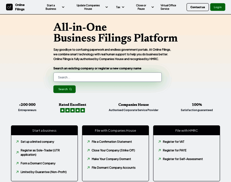 Onlinefilings.co.uk thumbnail Onlinefilings.co.uk thumbnail