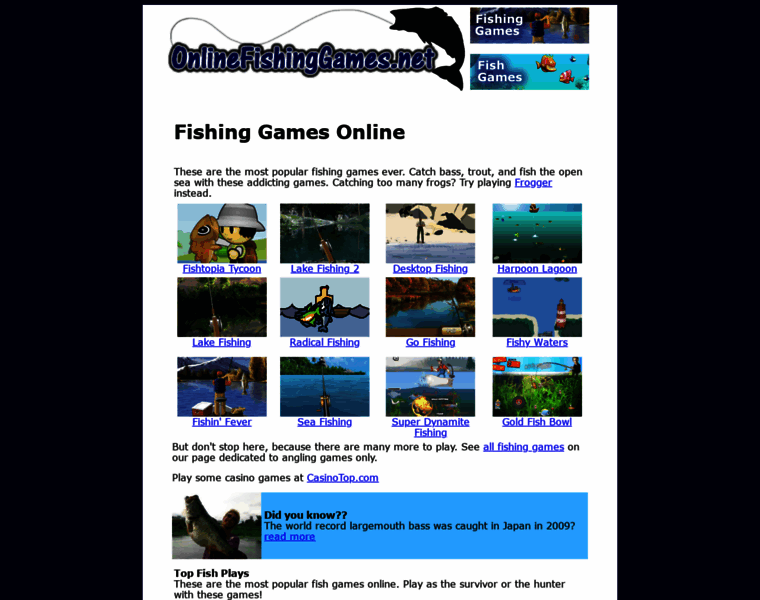 Onlinefishinggames.net thumbnail