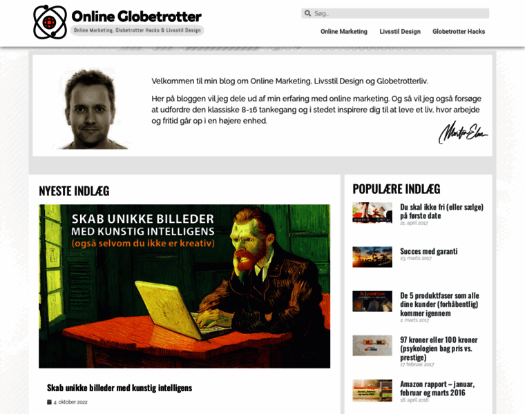 Onlineglobetrotter.dk thumbnail