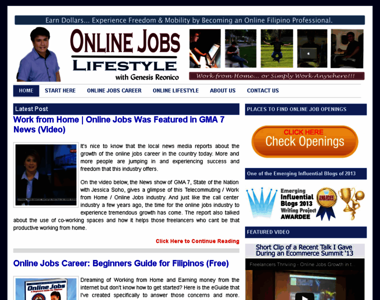 Onlinejobslifestyle.com thumbnail