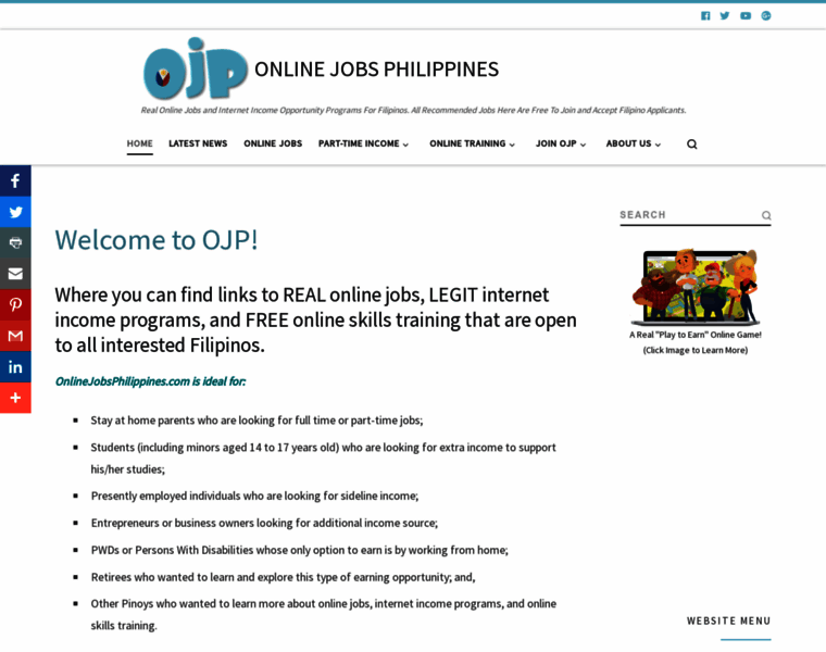 Onlinejobsphilippines.com thumbnail