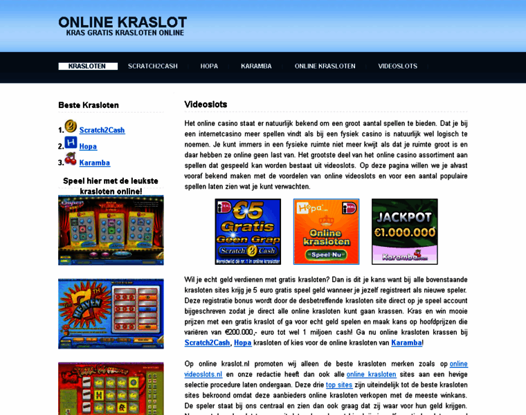 Onlinekraslot.nl thumbnail