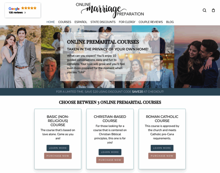 Onlinemarriagepreparation.com thumbnail