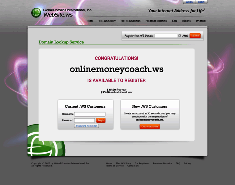 Onlinemoneycoach.ws thumbnail