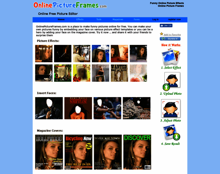 Onlinepictureframes.com thumbnail