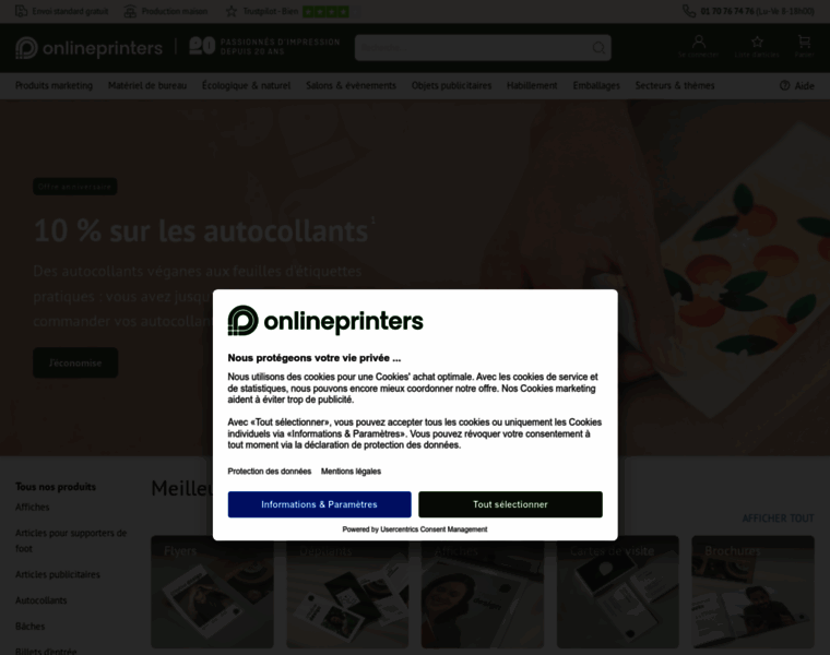 Onlineprinters.fr thumbnail