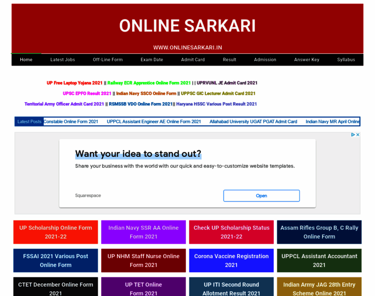 Onlinesarkari.in thumbnail