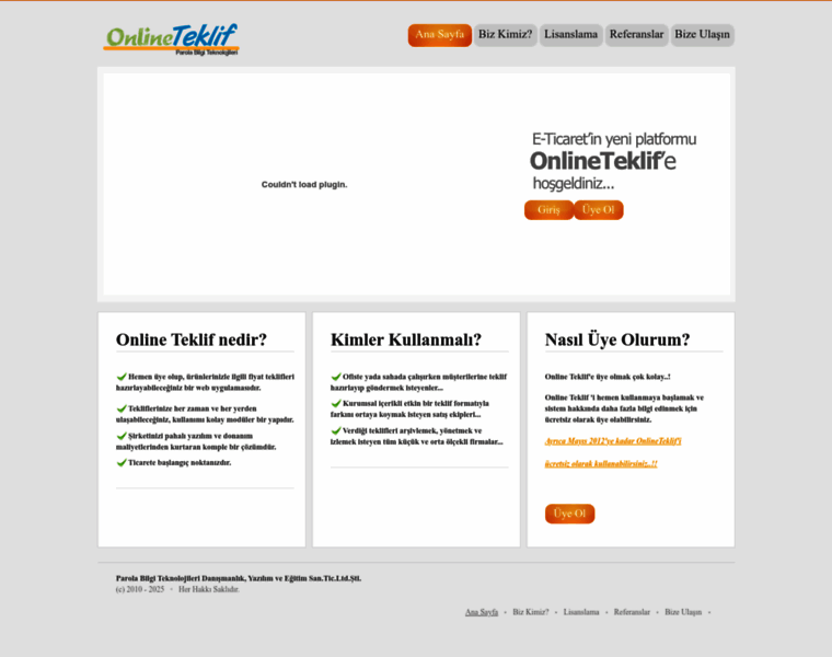 Onlineteklif.com.tr thumbnail