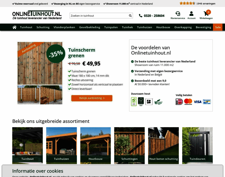 Onlinetuinhout.nl thumbnail Onlinetuinhout.nl thumbnail
