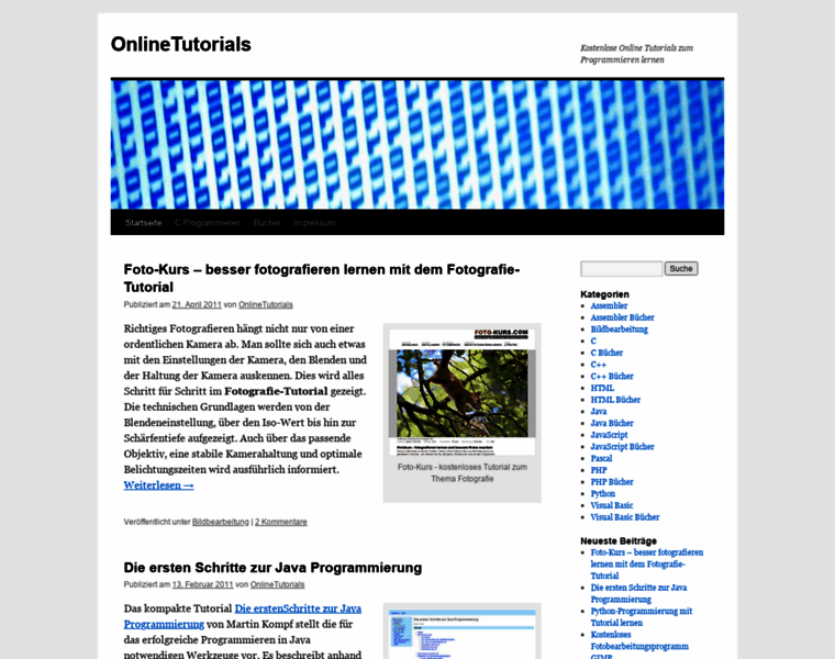 Onlinetutorials.de thumbnail