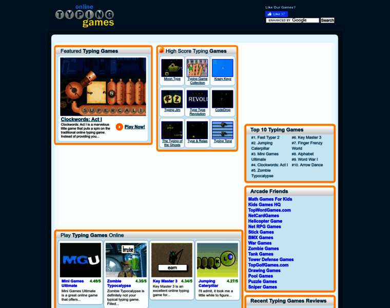 Onlinetypinggames.org thumbnail