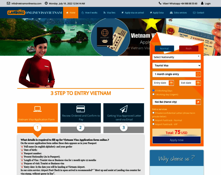 Onlinevisavietnam.org thumbnail