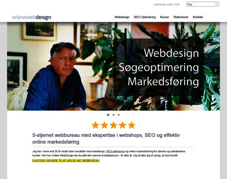Onlinewebdesign.dk thumbnail