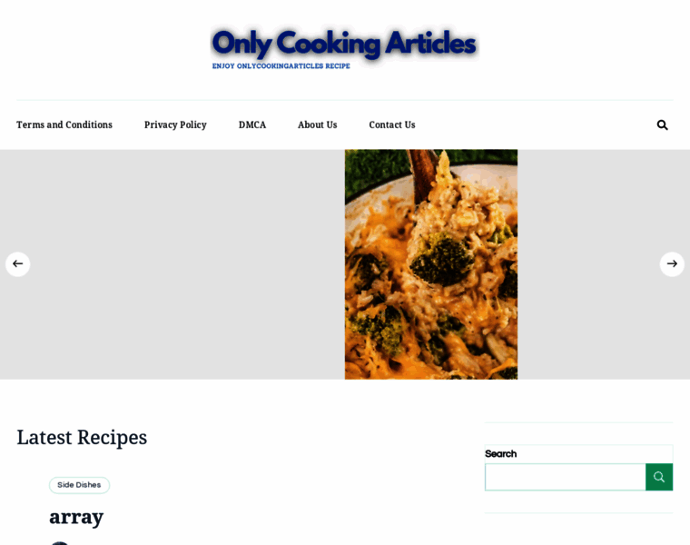Onlycookingarticles.com thumbnail