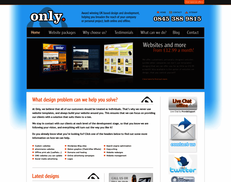 Onlywebdesign.co.uk thumbnail