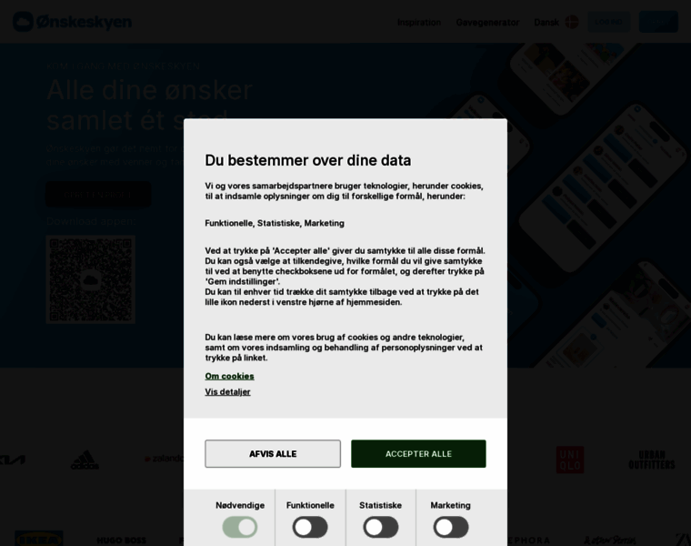 Onskeskyen.dk thumbnail