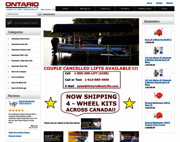 Ontarioboatlifts.com thumbnail