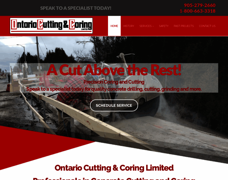 Ontariocuttingandcoring.com thumbnail