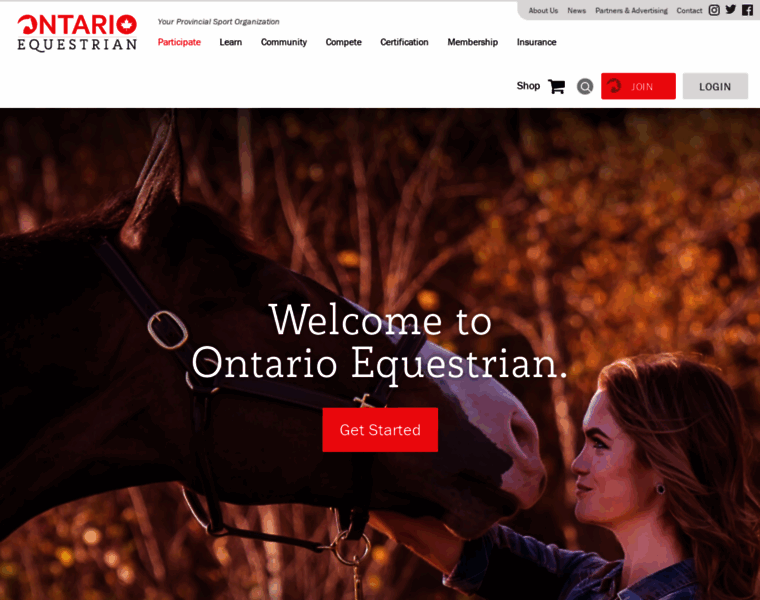 Ontarioequestrian.ca thumbnail
