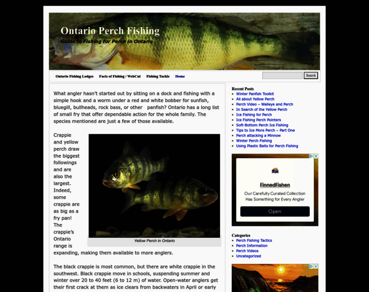 Ontarioperchfishing.com thumbnail