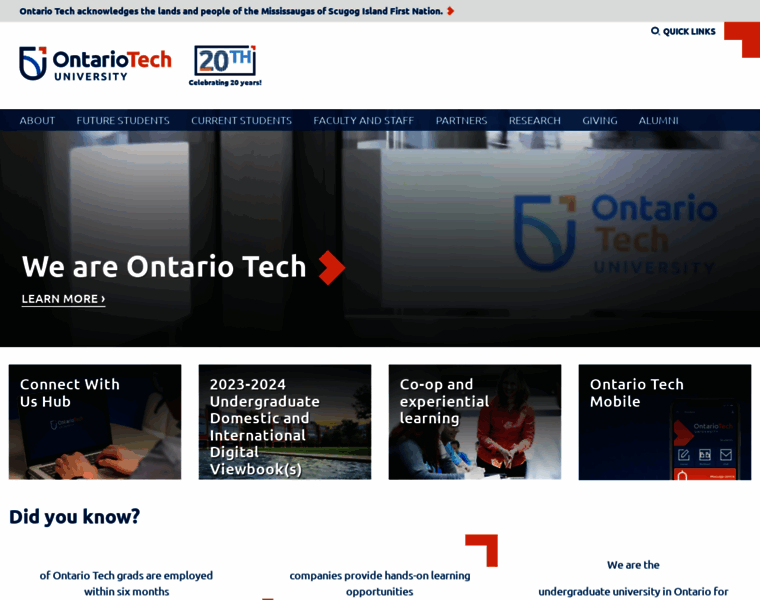 Ontariotechu.net thumbnail