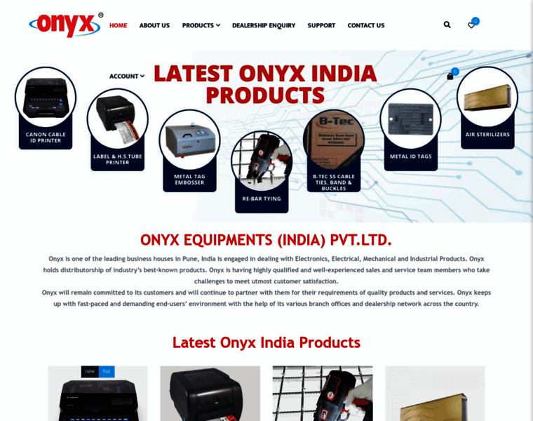 Onyxindia.in thumbnail