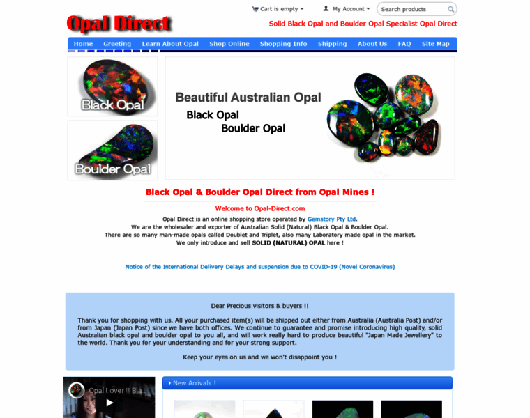 Opal-direct.com thumbnail