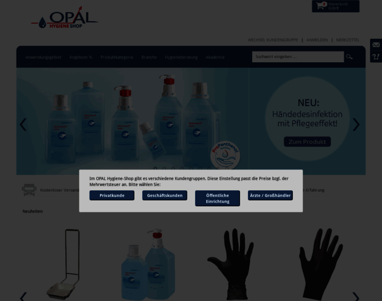 Opal-hygiene.de thumbnail Opal-hygiene.de thumbnail