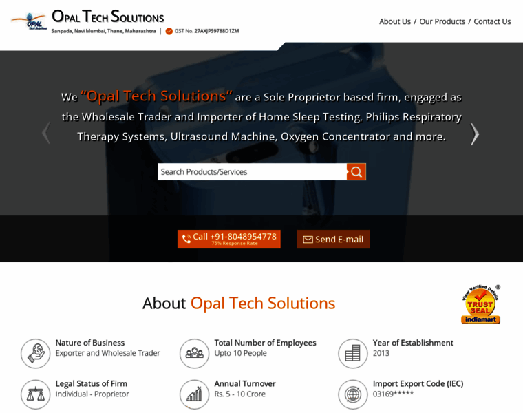 Opaltechsolutions.in thumbnail
