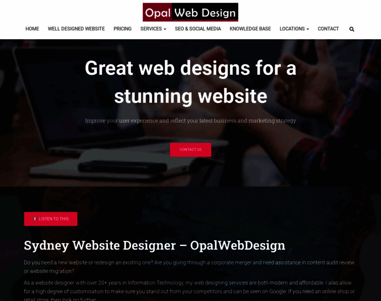 Opalwebdesign.com thumbnail