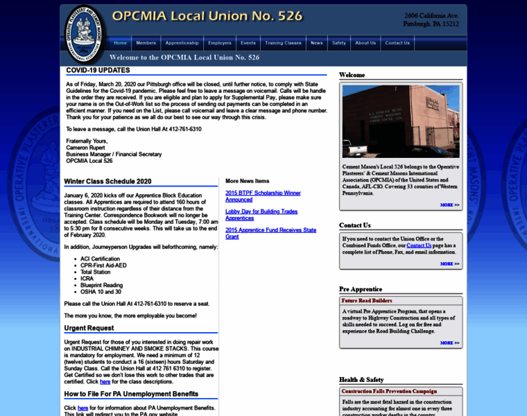 Opcmia526.org thumbnail