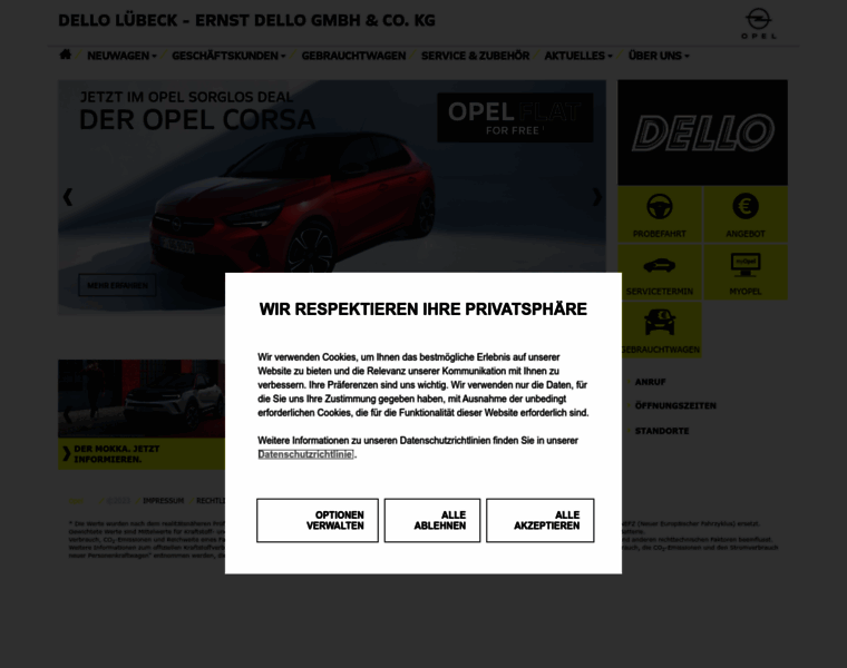Opel-dello-luebeck.de thumbnail