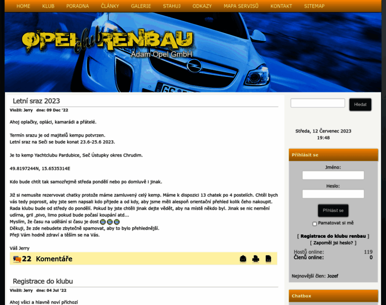 Opelclubrenbau.cz thumbnail