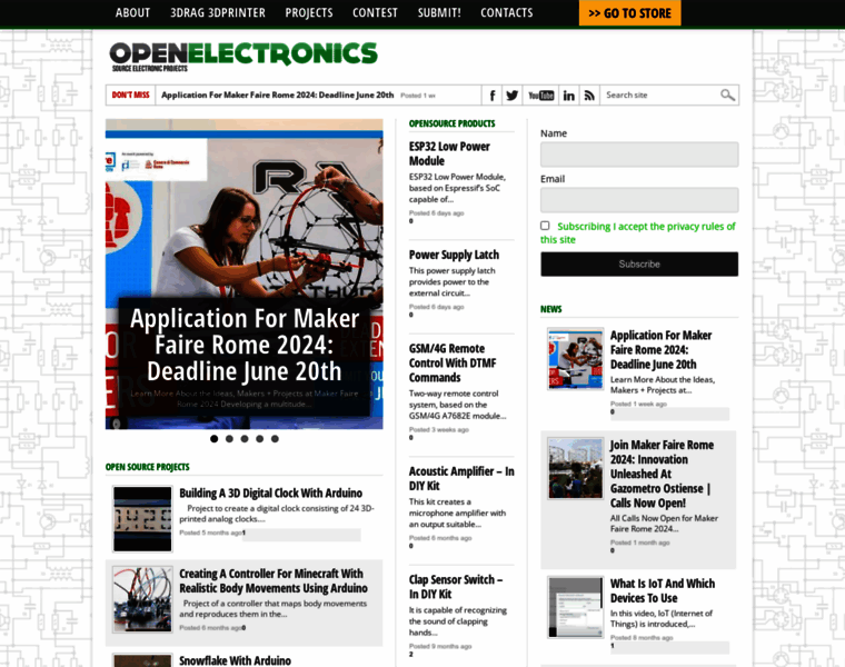 Open-electronics.org thumbnail