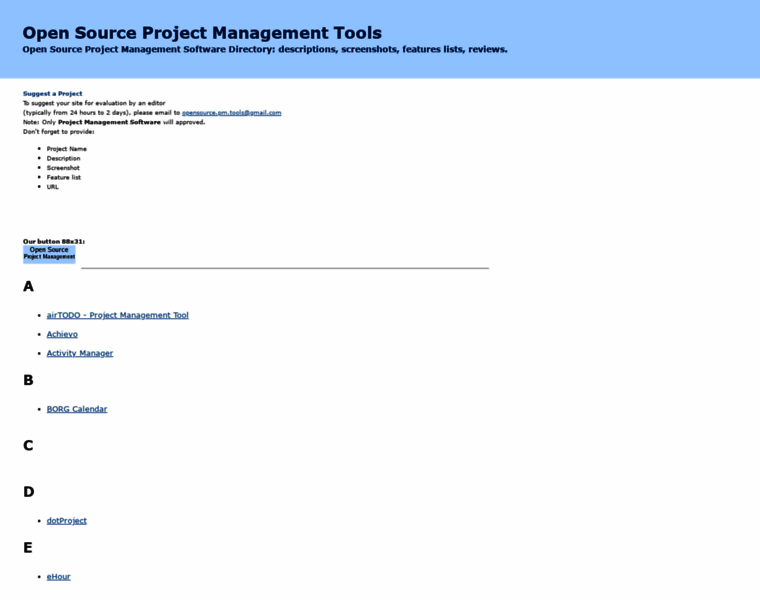 Open-source-project-management-tools.blogspot.com thumbnail