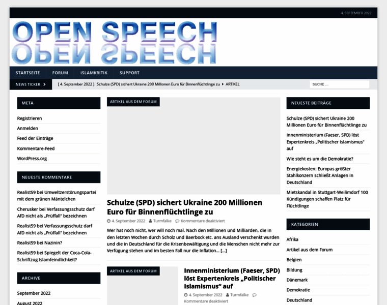 Open-speech.com thumbnail