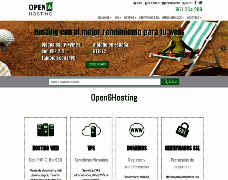 Open6hosting.com thumbnail