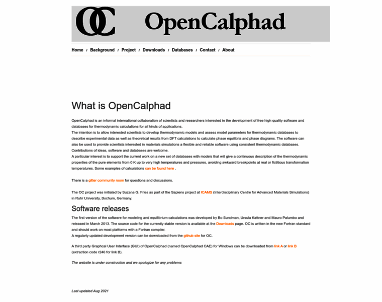 Opencalphad.com thumbnail
