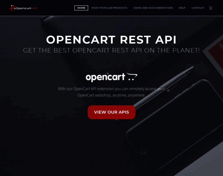 Opencart-api.com thumbnail