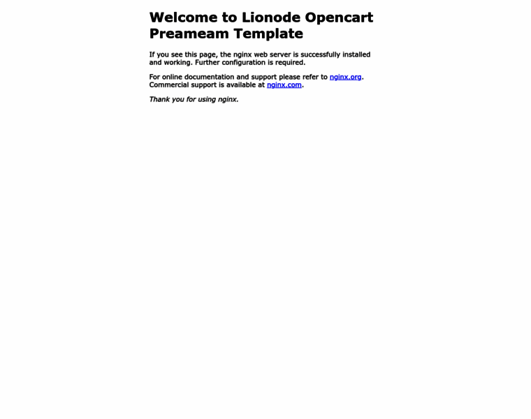 Opencart.lionode.com thumbnail