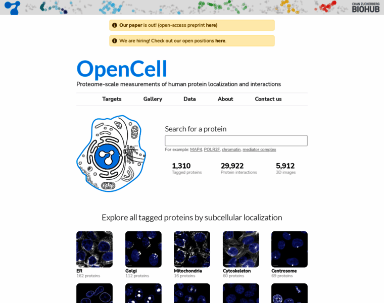 Opencell.czbiohub.org thumbnail