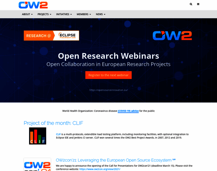 Opencloudware.org thumbnail