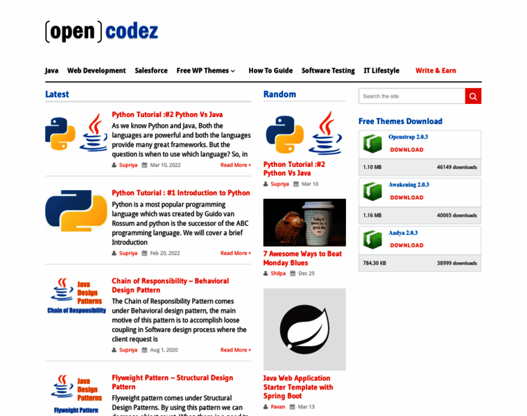 Opencodez.com thumbnail