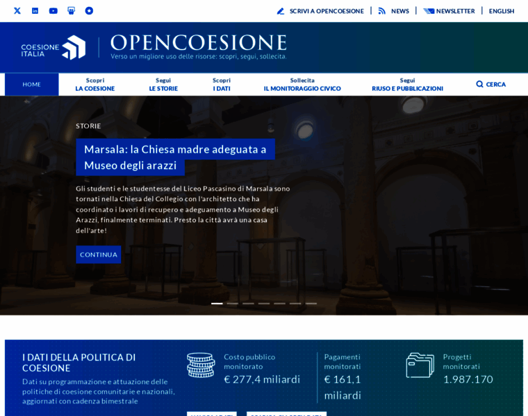 Opencoesione.gov.it thumbnail