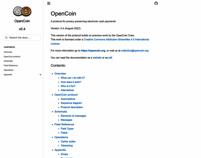 Opencoin.org thumbnail