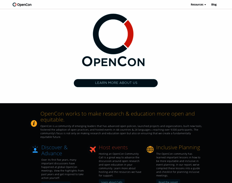 Opencon2014.org thumbnail