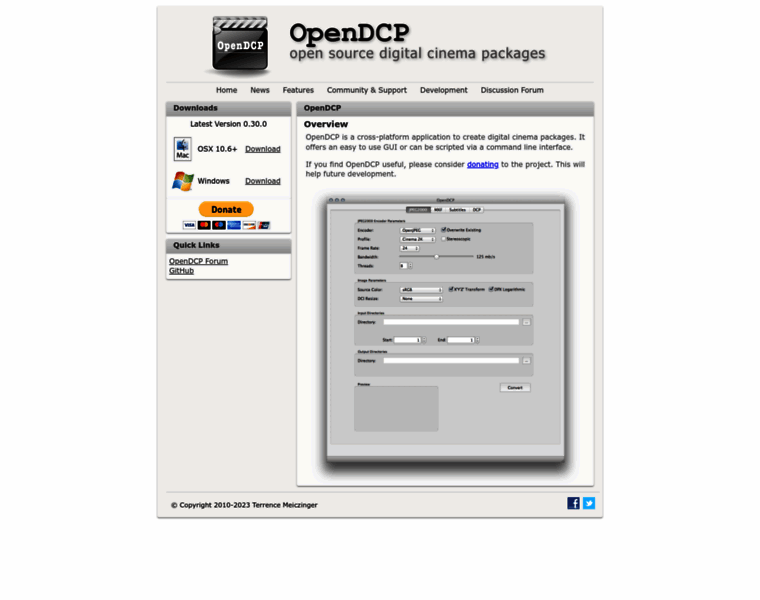 Opendcp.org thumbnail
