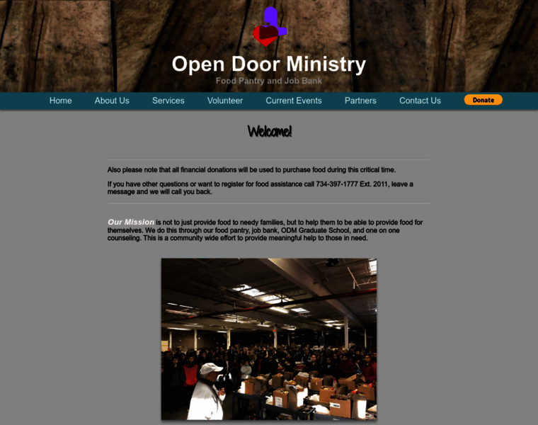 Opendoorfoodministry.org thumbnail