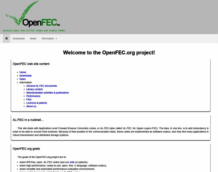 openfec.org at Website Informer. Visit Openfec.